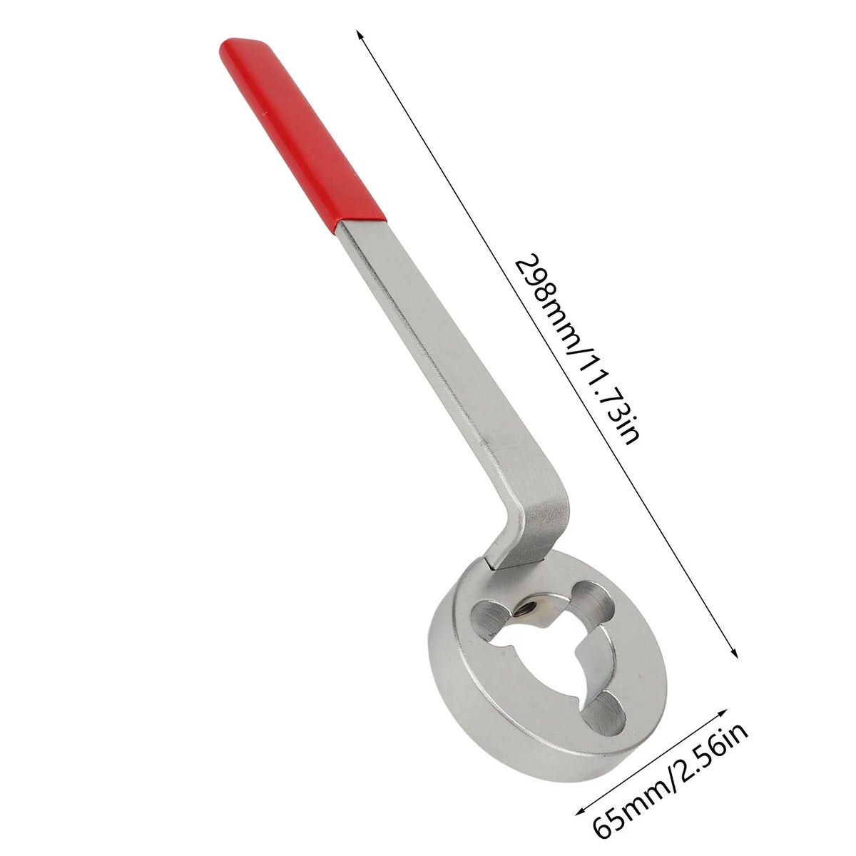 Car Water Pump Pulley Locking Wrench Efficient 298mm Long Plastic Coated Handle Belt Pulley Span - Automotive LED Light