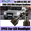 6500K White 20000LM 120W LED Headlight 3570 CSP Chips Car Turbo Light For AUDI A4 (8K2, B8