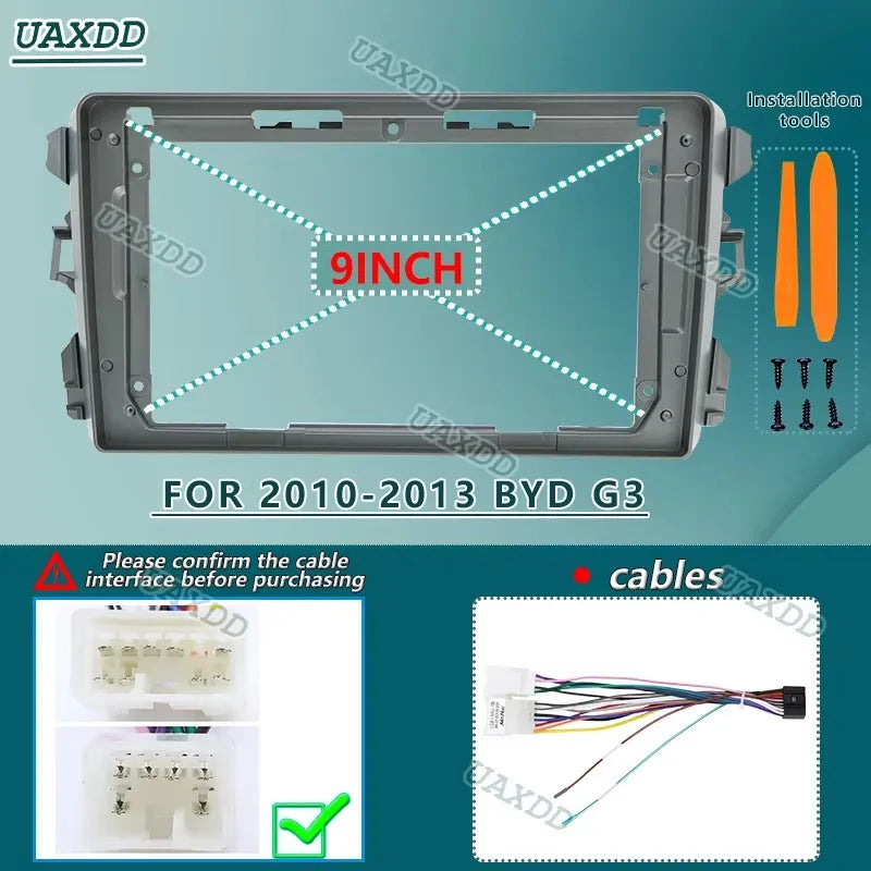 FOR 2010-2013 BYD G3 9INCH Car Radio Android DVD Stereo Audio Screen Multimedia Video CD P