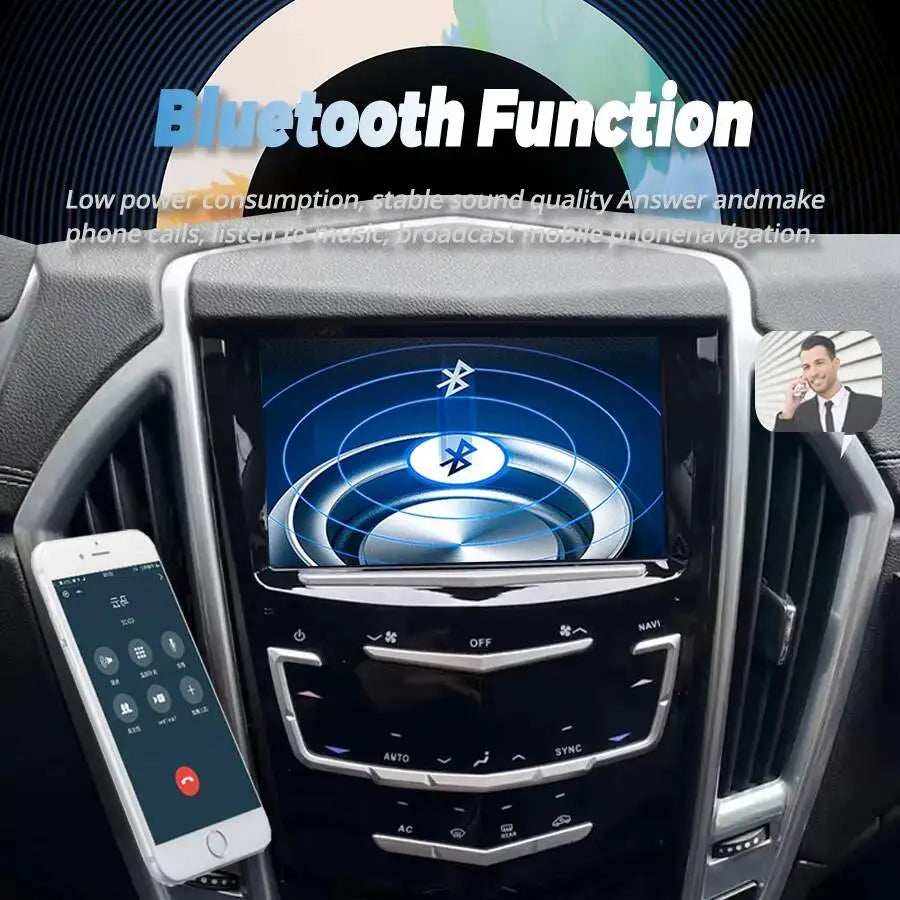 Android Screen For Cadillac ATS ATS-L XTS SRX XT5 CTS Escalade 2013-2018 Car GPS Multimedi