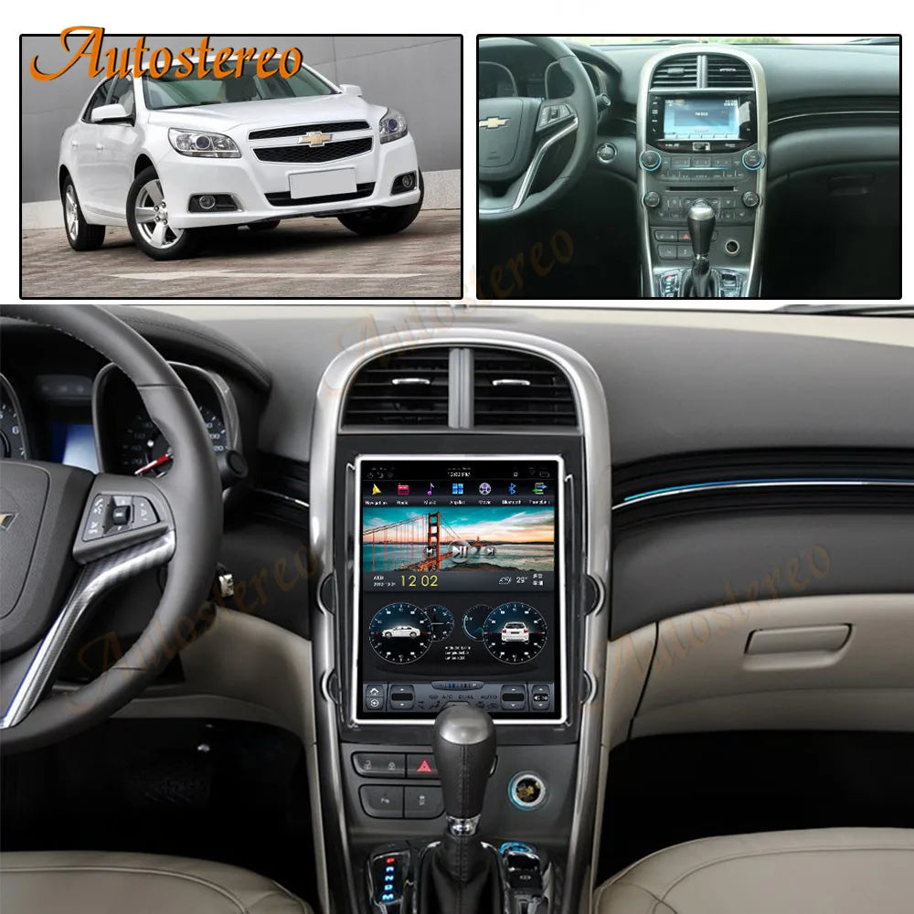 Carplay Android 13 Multimedia Player Car GPS Navigation For CHEVROLET MALIBU 2013-2016 Tes