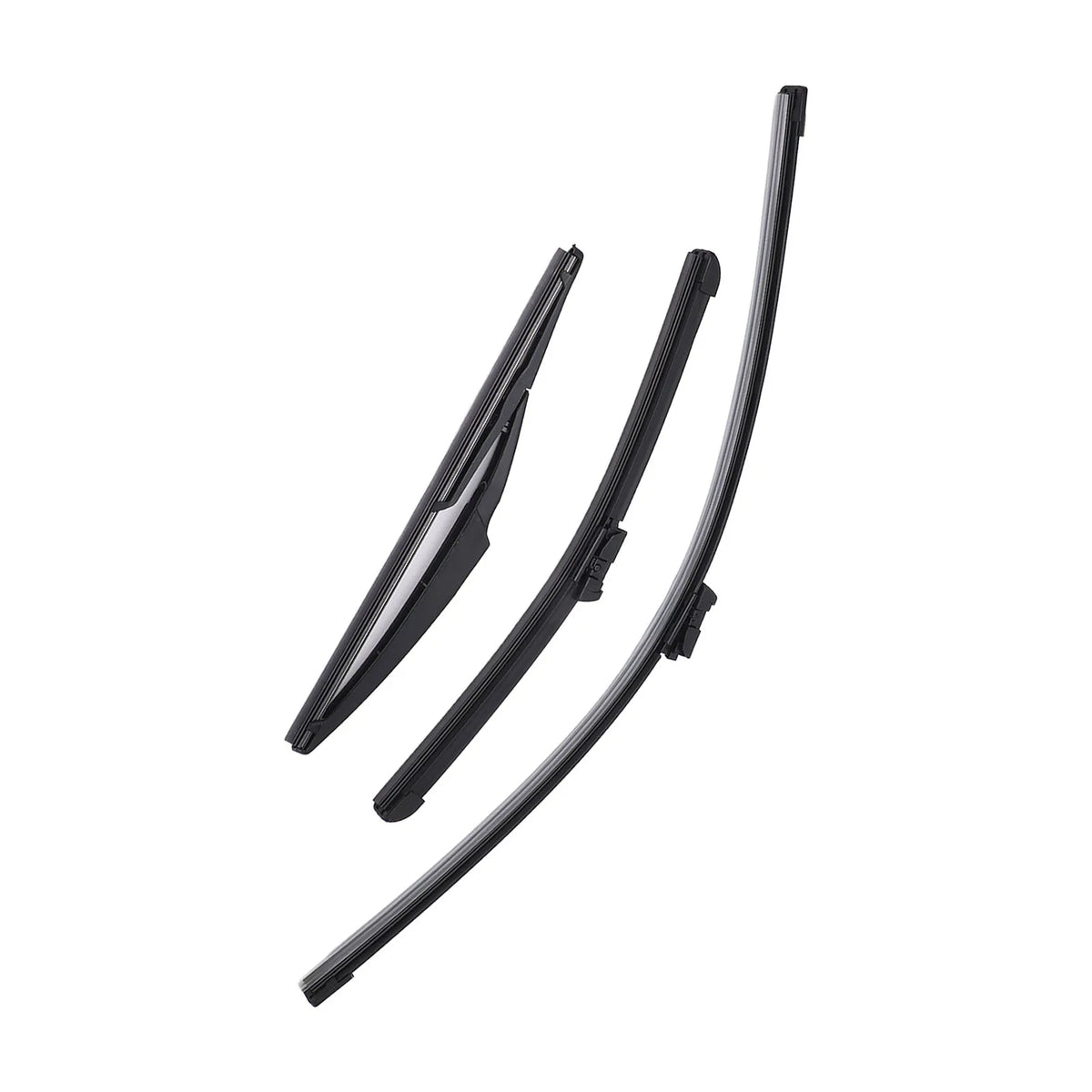 3Pcs Front Rear Wiper Blades Set for Fiat 500 500C 500L 2009 to 2023 Windshield Windscreen Tailg - Automotive LED Light