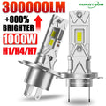 H1 H4 H7 LED Headlights 1000W Super Bright 9003 HB2 Spotlight Automobile Bulbs Ampoule Led