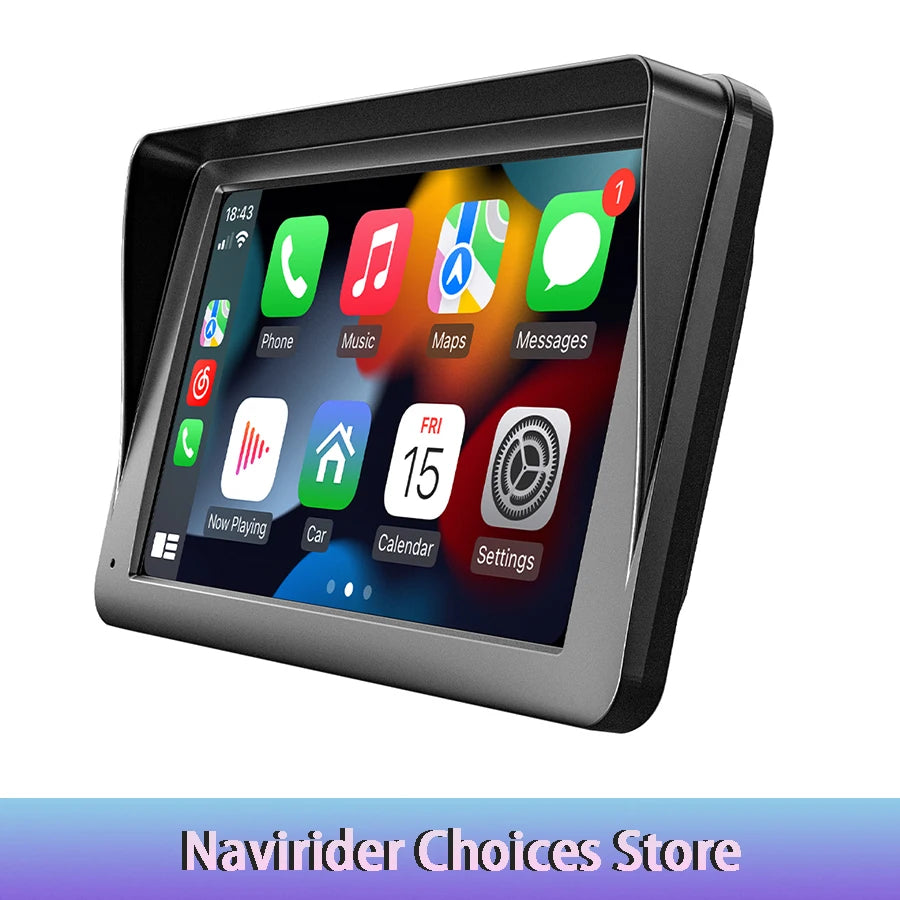 7inch Auto Wireless CarPlay Car Radio WiFi GPS FM HD Bluetooth Multimedia Touch Screen Uni