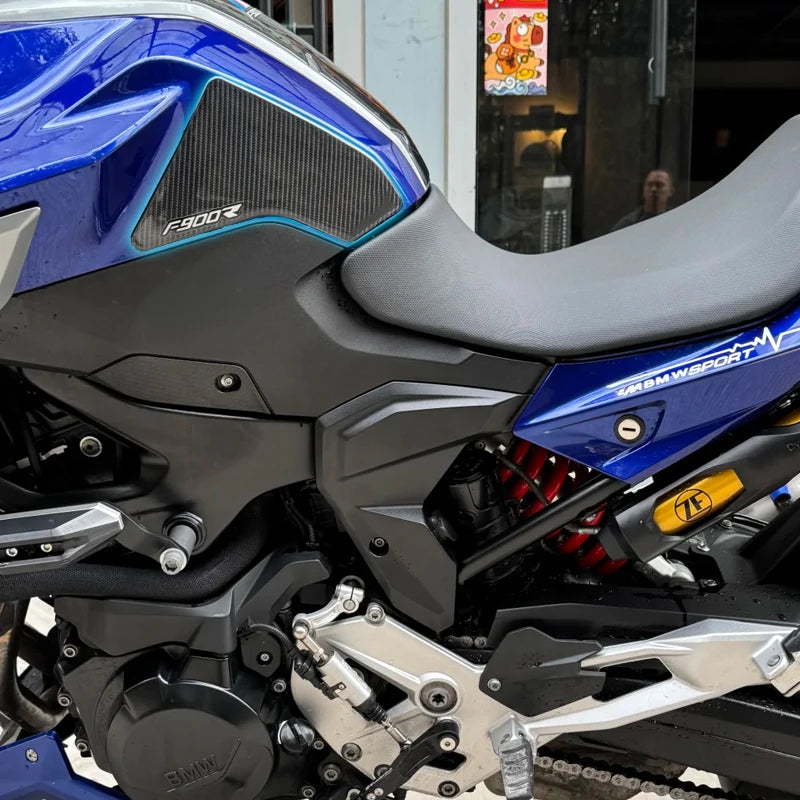 Motorcycle Fuel Tank Pad Stickers 3D Tankpad For BMW F900R 2020 2021 2022 Fishbone Sticker Tank  - Automotive LED Light