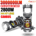 H7 H4 LED Projector Headlights 9003 HB2 Canbus Car Motorcycle Bi Led Mini Lens Lights 6000
