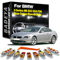 BADEYA LED Interior Map Dome Trunk Door Light Kit For BMW 6 Series M6 E63 E64 F06 Gran Cou