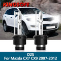 KINGSOFE 2Pcs Xenon HID D2S Headlight 35W 3800LM Car Bulb 6000K Auto Light Fit For Mazda C