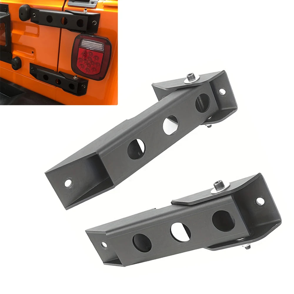 For Wrangler Tailgate Hinges Set Upgraded Heavy-Duty Steel Rear Door Hinges 1997 for Jeep 1997-2006 - Automotive LED Lig