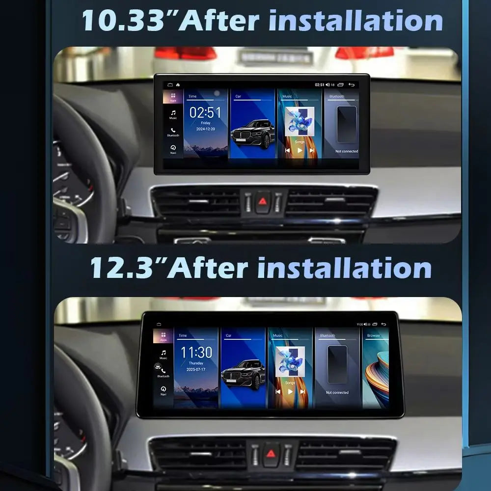 Android 16 System Wireless Carplay For BMW X1 F48 X2 F49 2016-2020 NBT EVO Car Radio Multi