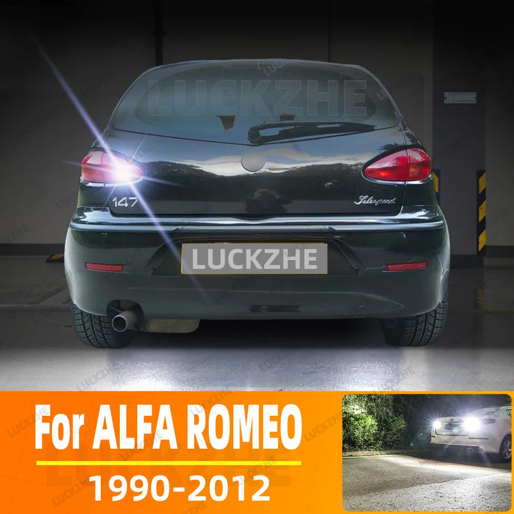 2-Piece LED Interior Light Kit for ALFA ROMEO 145 146 147 155 156 159 Sportwagon 164 166 33 Backup Lamp Back Up 1990-...