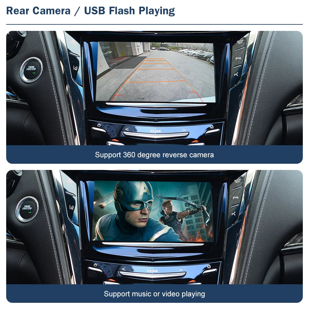 Road Top CN Wireless CarPlay for Cadillac CTS 2014-2017 Android Auto Interface Mirror Link | AUTOKITSHOP
