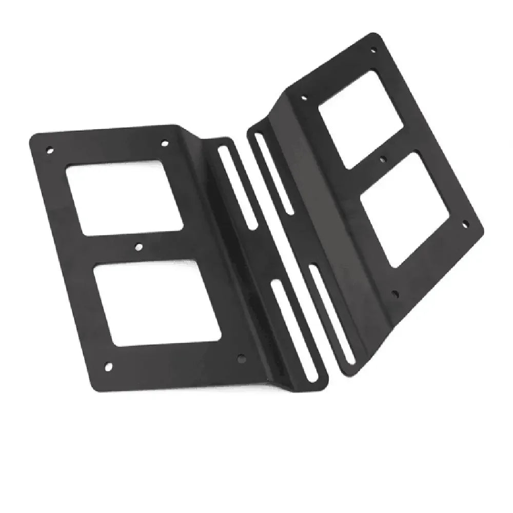 Universal Motorcycle Saddle Bags Mount Support Guards Side Bag Brackets for Harley Kawasaki Hond - Automotive LED Light