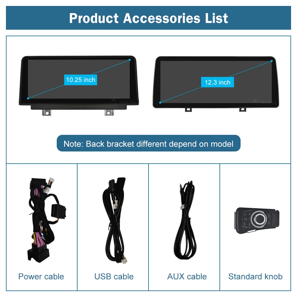 Road Top Wireless CarPlay Android Auto Linux Multimedia Display Screen For BMW Series 3 E9 | AUTOKITSHOP
