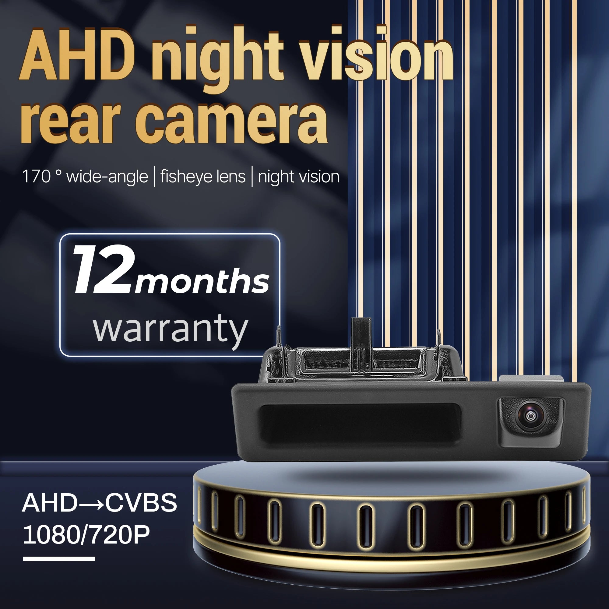 Trunk Handle Camera AHD 1080P 170°Car Rear For BMW F30 F10 F11 X3 F25 F31 F46 X1 F48 F22 3