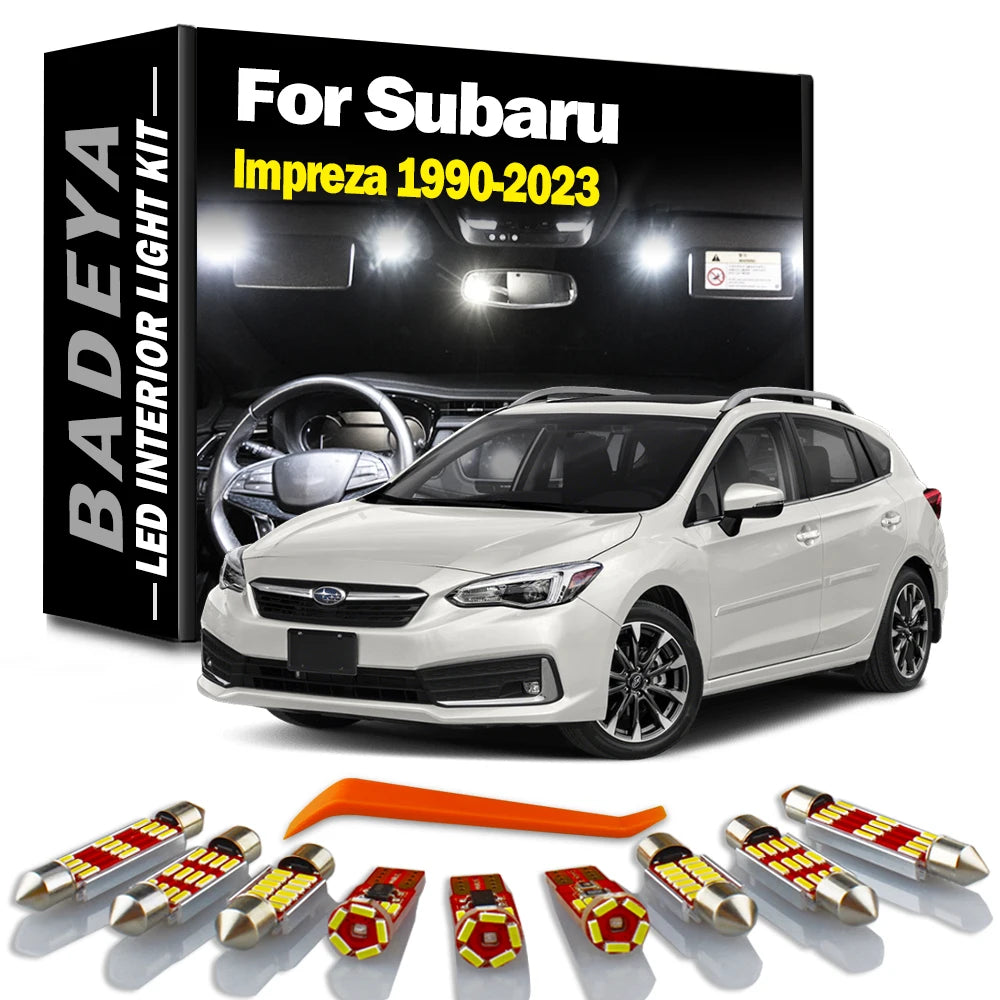 LED Interior Light Kit for Subaru 1990-2021 - Canbus Error-Free Interior Bulbs