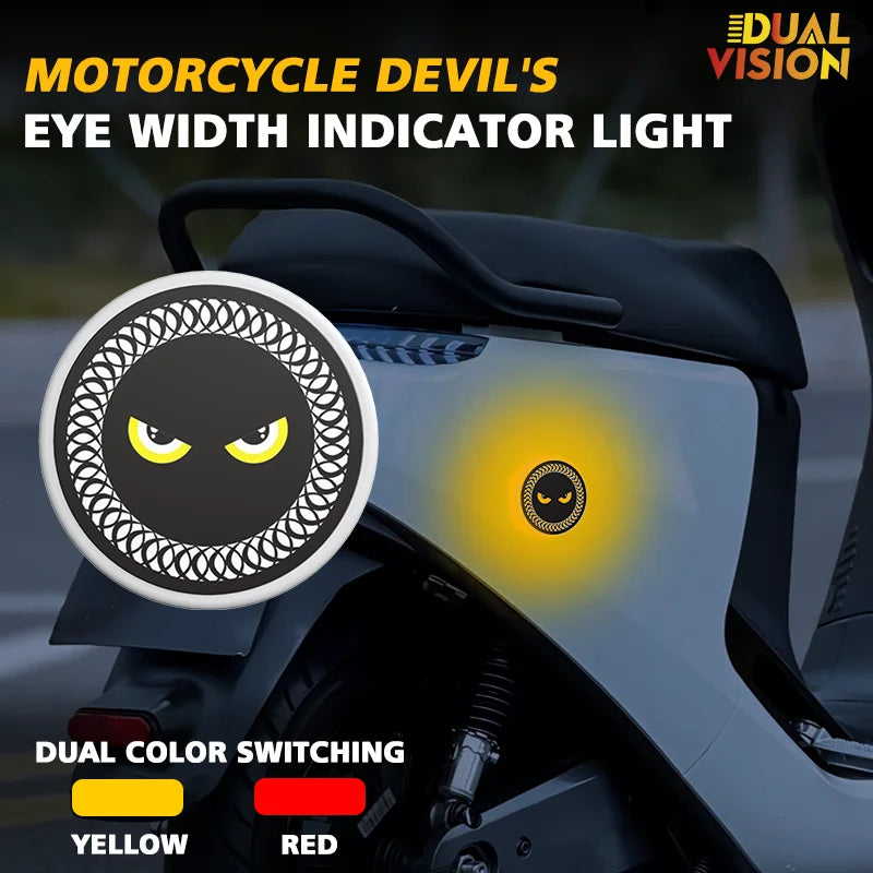 Motorcycle Car LED Flashing Relay LED Warning Flash Lamp Turn Signal Lamp Mini Dual Color