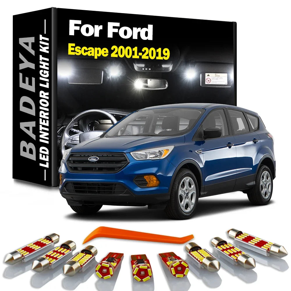 LED Interior Light Kit for Ford Escape 2001-2013 - Canbus Dome Map Door Trunk Bulbs | AUTOKITSHOP