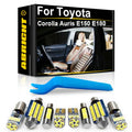 LED Interior Light Kit for Toyota Corolla Auris E 12 15 18 E150 E180 - Canbus Error-Free Bulbs | AUTOKITSHOP