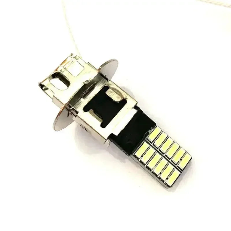H3 H1 LED Headlight Car Fog Light Bulbs Auto Driving Running Lamps 12000LM 80W 12V 24V