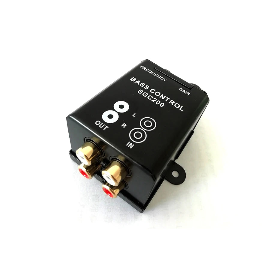 Car RCA Remote Level Amplifier Subwoofer Equalizer Crossover Bass Controller Kit