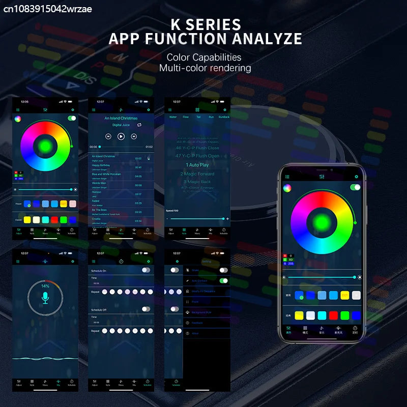 RGB - LED Strip - App Control - Car Interior Lighting | AUTOKITSHOP
