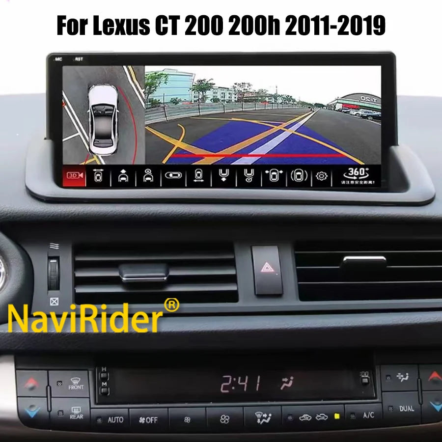 For Lexus CT 200 200h 2011-2019 LHD and RHD Qualcomm Chips Android 15 Car GPS Multimedia C | AUTOKITSHOP