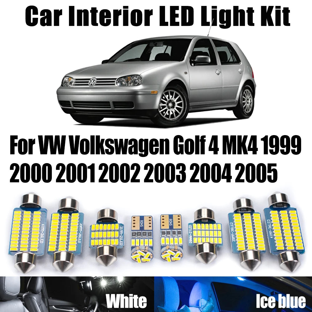 For VW Volkswagen Golf 4 MK4 1999 2000 2001 2002 2003 2004 2005 Ceiling Bulb Canbus LED In