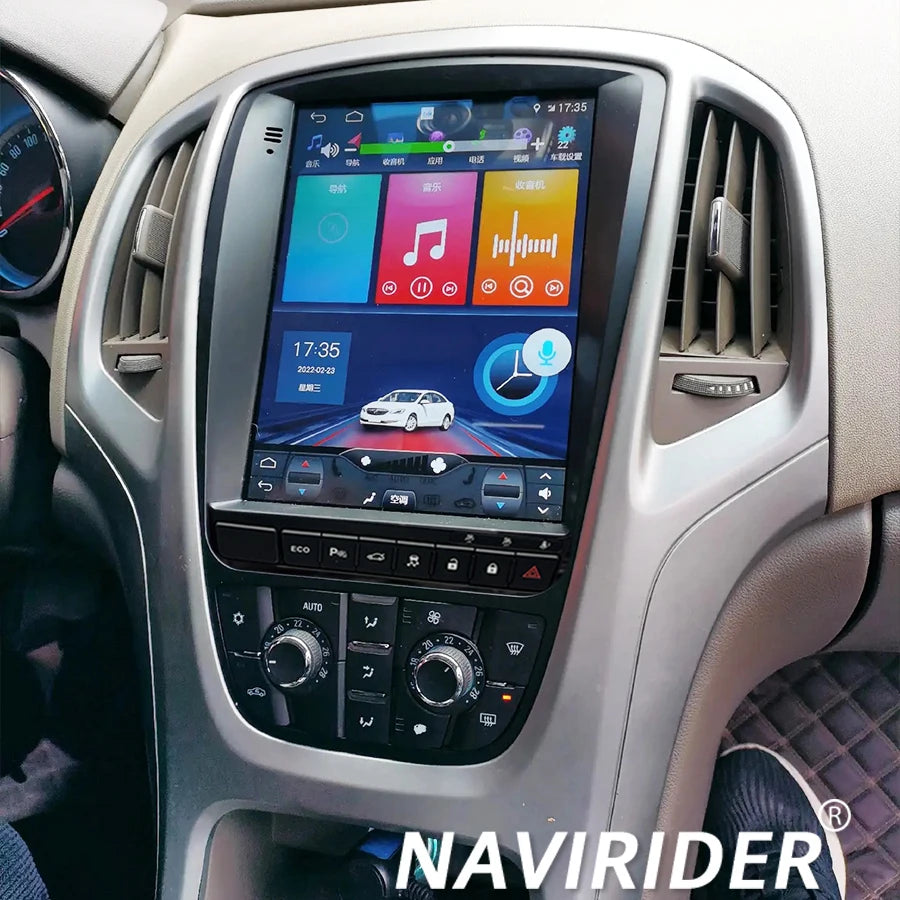 10.4" Touch Screen Android 14 Car Radio For Buick Excelle For Opel Astra J 2010-2014 With