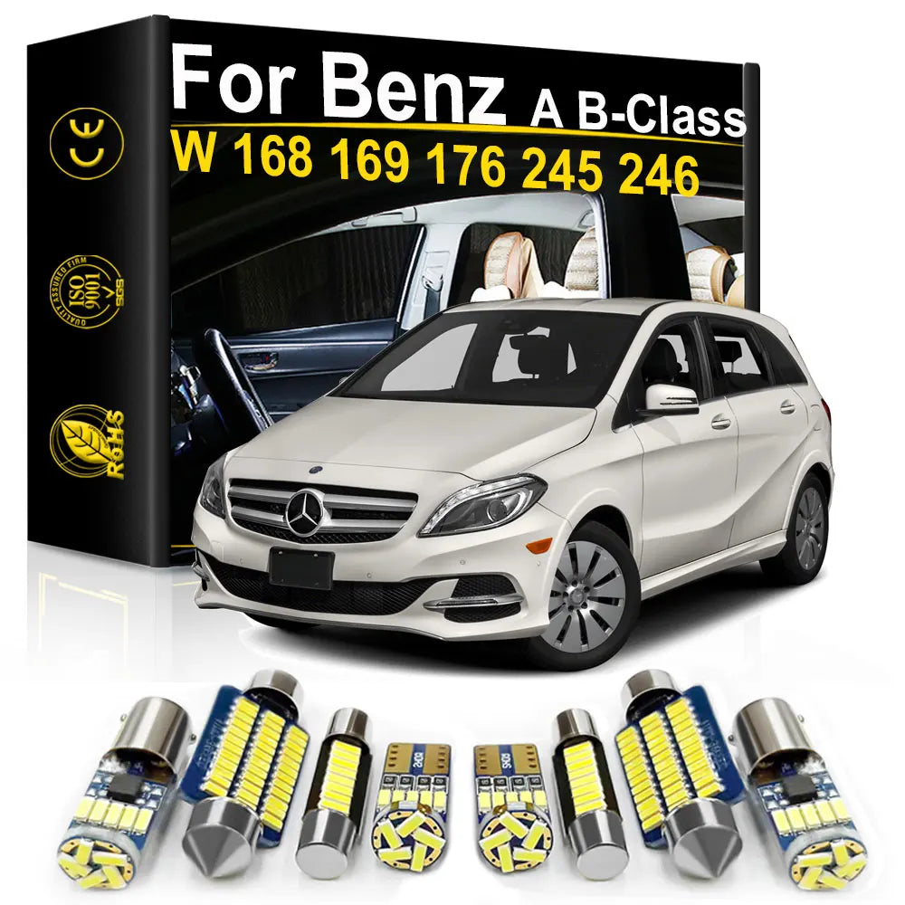 LED Interior Light Kit for Mercedes Benz W168 W169 W176 W245 W246 A B Class 160 170 180 200 220 250 Accessories Car I...