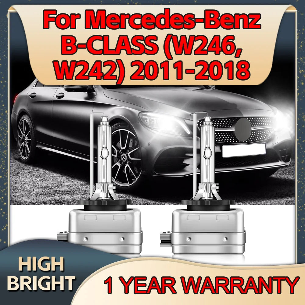 6000K Car Headlight 35W D1S Xenon HID Lamp For MERCEDES-BENZ B CLASS W246 W242 2011 2012 2