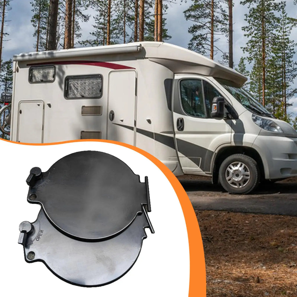 RV Drainage Piping Accessories Replacement Hatch Doors ABS Sewer Hose Storage Caps Portable Rota - Automotive LED Light