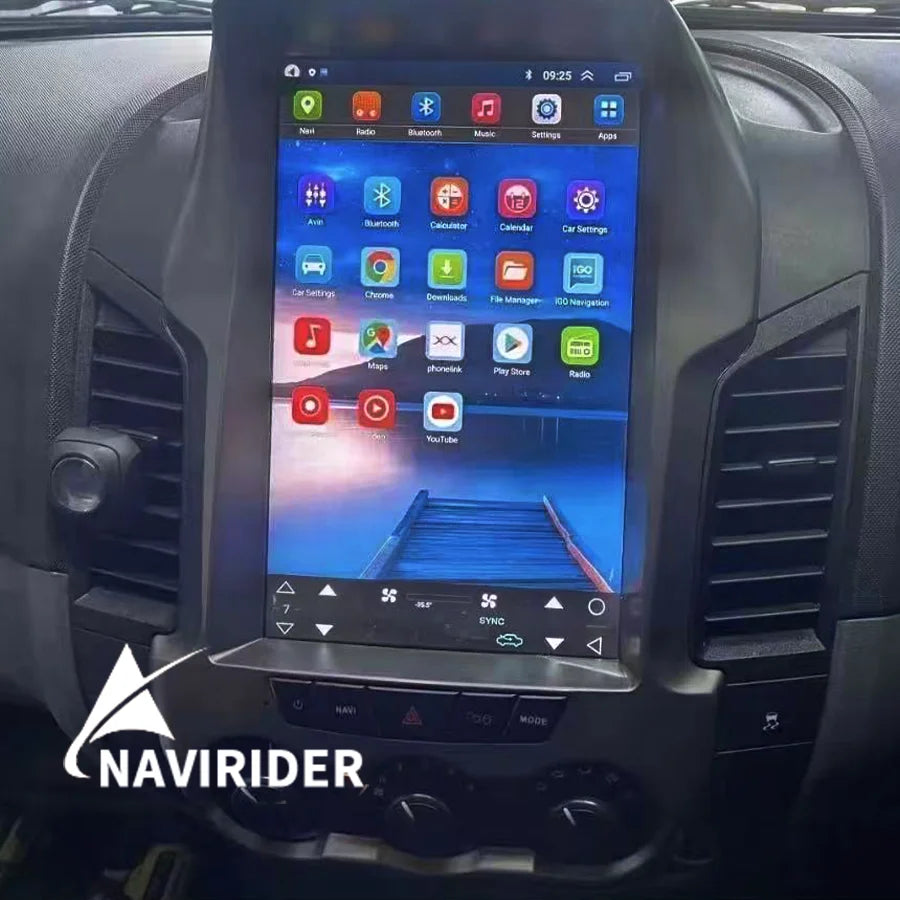 12.1" Android 15 Verical Screen For Ford Ranger F250 2012-2022 Car Radio Stereo Carplay GP | AUTOKITSHOP