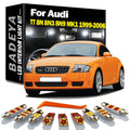 10-Piece LED Interior Light Kit for Audi MK1 TT - Canbus Error-Free Interior Bulbs