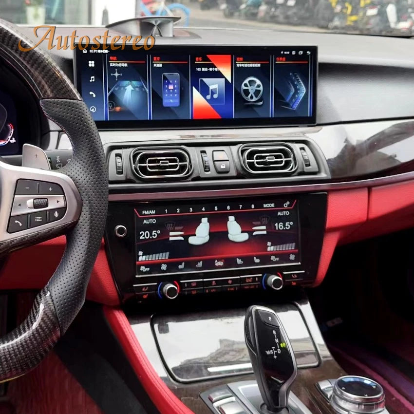 ID8 14.9 Inch Android 14 Carplay 4G For BMW 5 Series F10 F11 F18 Car Multimedia Player GPS