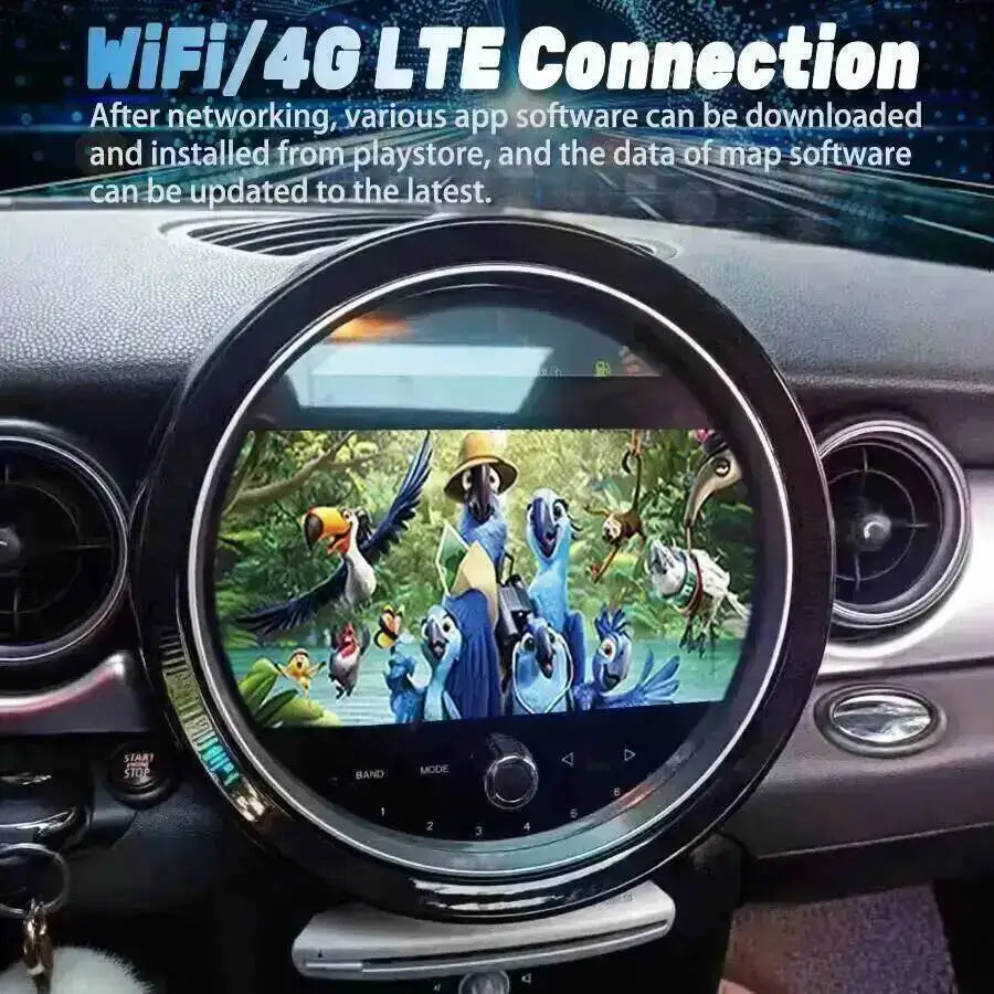 9inch Android Multimedia Player For BMW Mini One R56 R57 R58 R60 Cooper S 2007-2017 Stereo