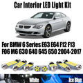 LED Interior Light Kit for BMW 6 Series E63 E64 F12 F13 F06 M6 630 640 645 650 2004- 2016 - Canbus Dome Map Door Trun...