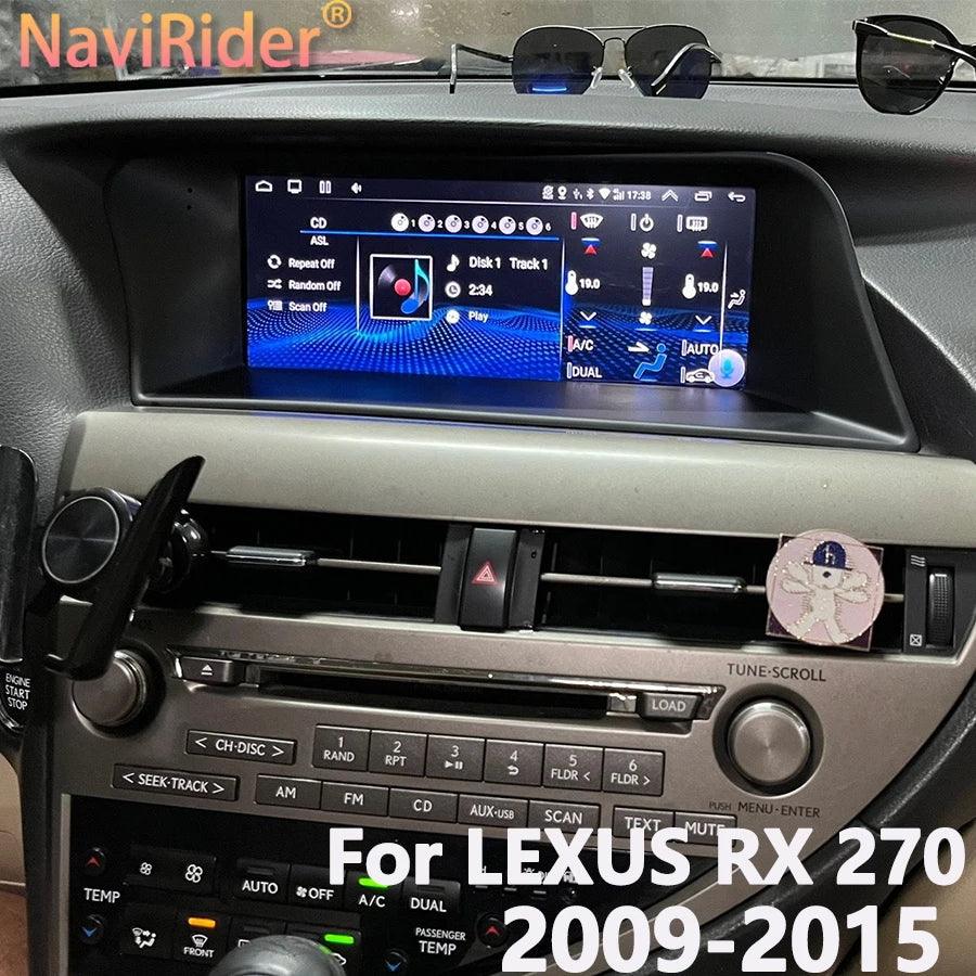 Android Stereo 10.25 Inch Car Radio For LEXUS RX 270 RX270 RX350 2009 - 2015 Multimedia Vi