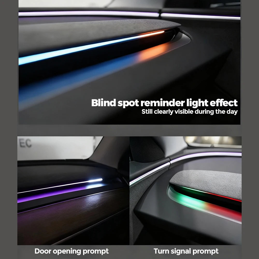 RGB - Ambient Light - for Tesla Model 3 - Car Interior Lighting | AUTOKITSHOP