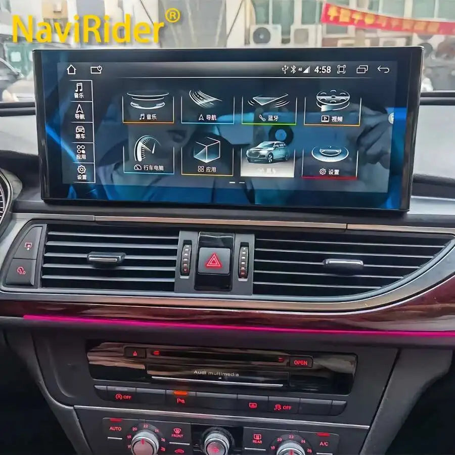 For Audi A6 A6L A7 2012 - 2019 Stereo Auto Carplay Car Multimedia Video Player GPS Head Un