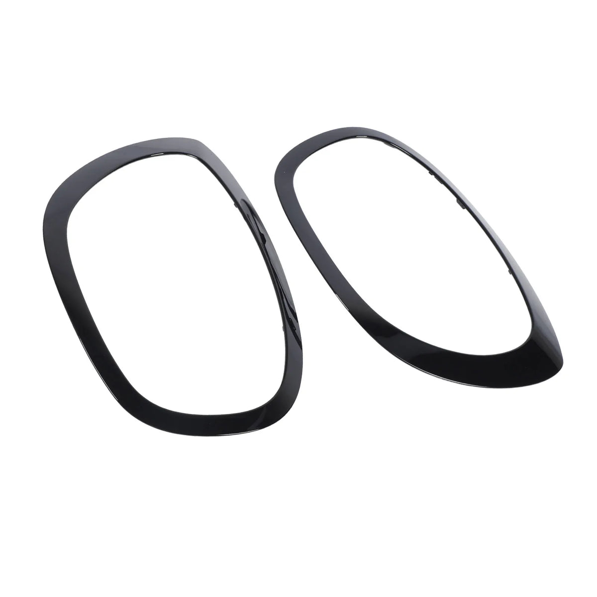 1 Pair Car Headlight Trim Ring 51138739351 Black Headlight Trim Ring Bezel Replacement for Coope - Automotive LED Light