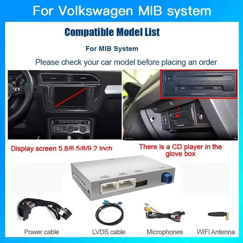 Wireless Carplay Android Car Module For VW Volkswagen Skoda Octavia A5 Golf 7 Polo Passat  | AUTOKITSHOP