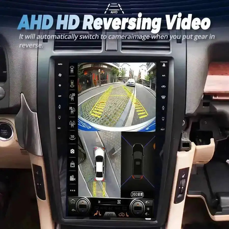 13.6inch Android Car Radio Vertical Screen For Toyota Crown 13 14 2010-2018 Stereo 4G GPS  | AUTOKITSHOP