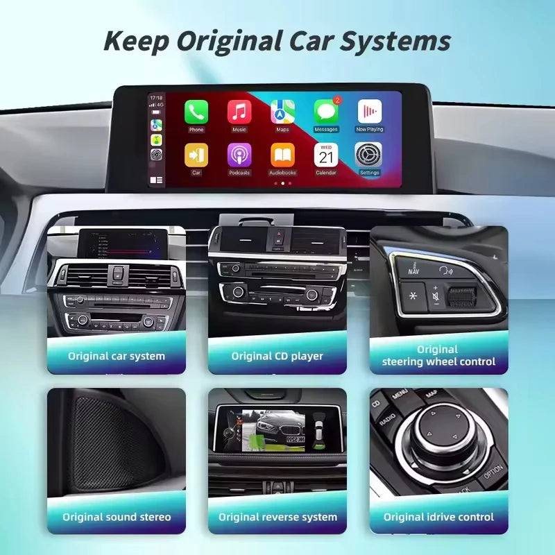 For BMW F48 F88 F15 F85 F16 NBT EVO system Wireless CarPlay Android Auto ModuleWith Blueto | AUTOKITSHOP