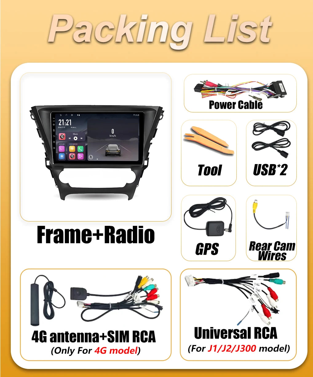 Android 16 Auto Car Radio For Toyota Avensis 3 2015 2016 2017 2018 Video Multimedia Player | AUTOKITSHOP