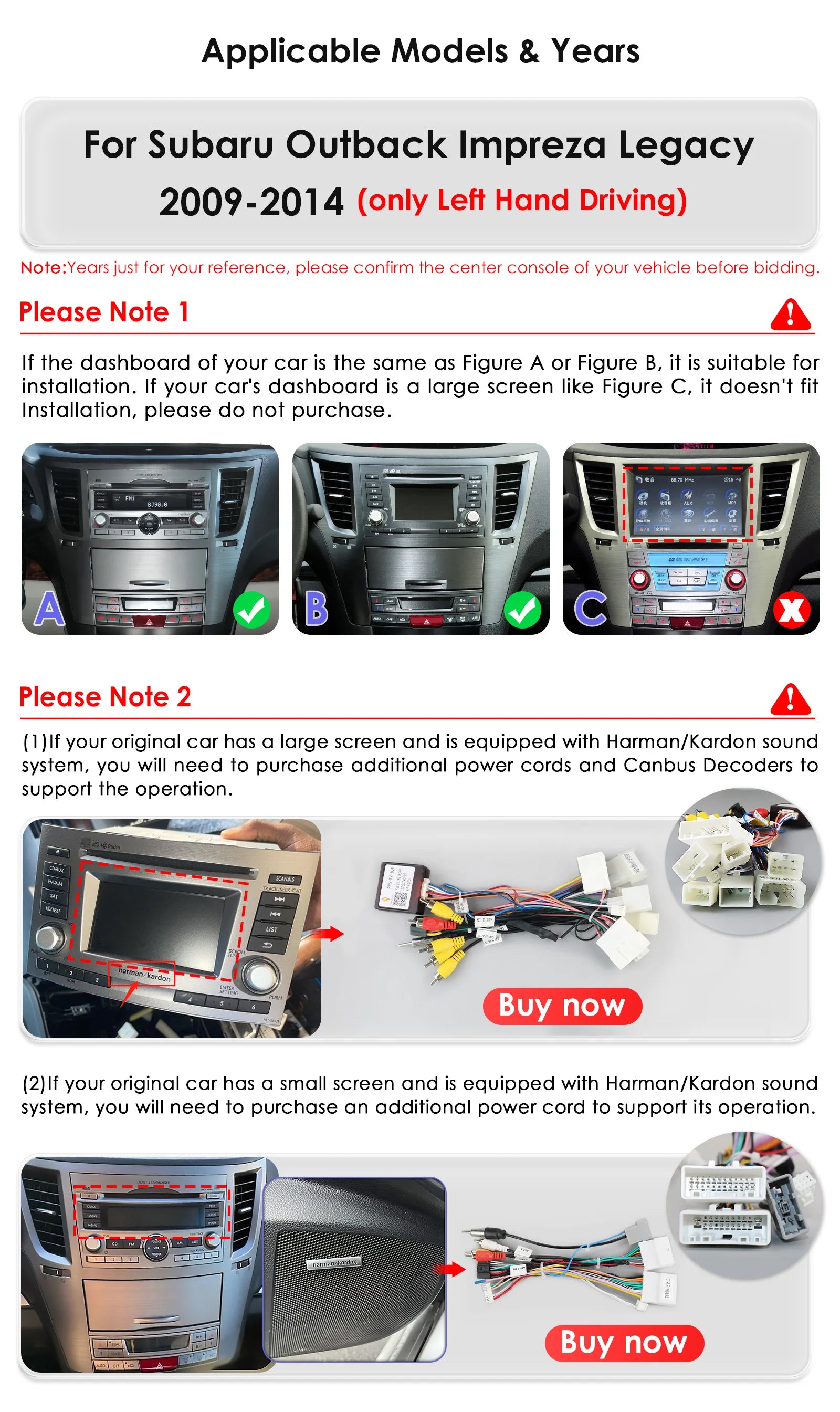 9.7"Android 13 Car radio DSP Carplay for Subaru Outback Impreza Legacy 2009-2014 Multimedi