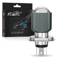 TOAUTO H4 LED Light Motorcycle Lens Projector Headlight BA20D 15W 12000LM Lens Moto H4 Bi