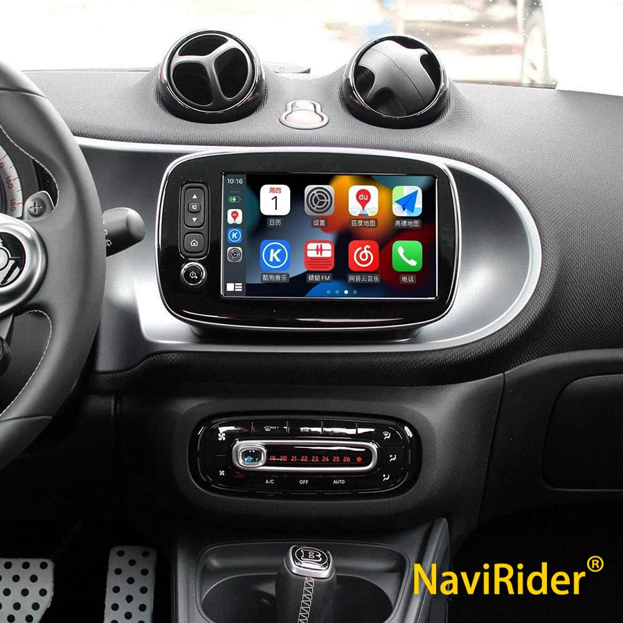 Android 14 Car Radio For Benz Mercedes Smart 453 Fortwo 2014-2020 8" Car Stereo Multimedia