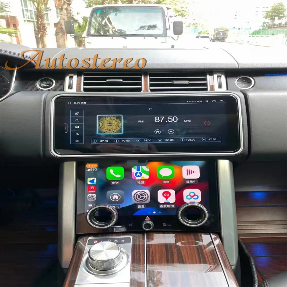 Car Air Conditioner Climate Board Carplay AC Panel For Range Rover Sport L494 Vogue L405 H