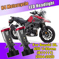 H4 Projector Lens Light Motorcycle Headlight Bulb 30000LM Super Bright For Suzuki DL 650 V